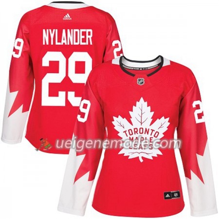 Dame Eishockey Toronto Maple Leafs Trikot William Nylander 29 Adidas 2017-2018 Rot Alternate Authentic